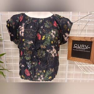 Ines de la Fressange-Scoop neck Blouse- Small UNIQLO